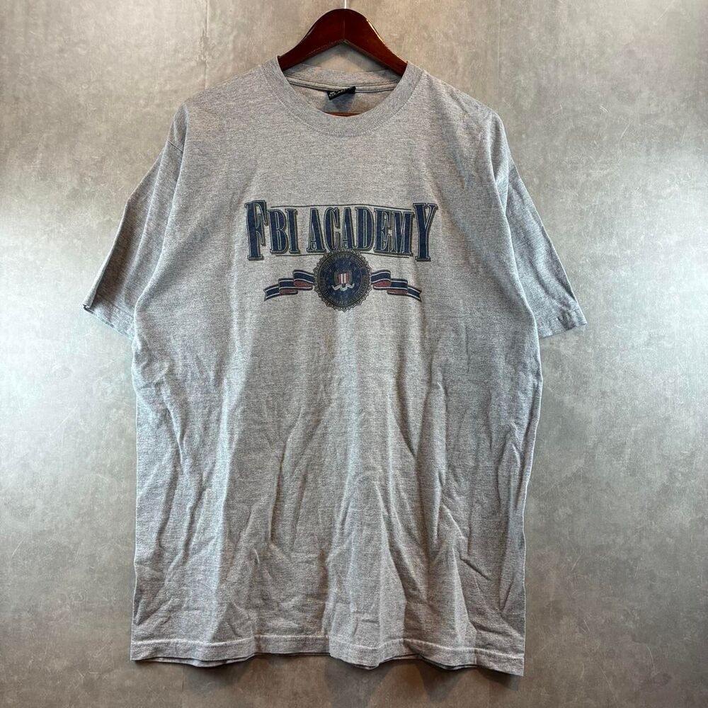 Academy Men's Grey and Brown T-shirt